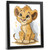 Cartoon Nursery Lion Cub Wall Art Print Animal Artwork Lion Cub Nursery Print (2
