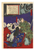 Japanese Woodblock Print Kiyochika Japanese History Original Woodcut Triptych p1