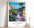 1_Sao Paulo Print, Sao Paulo Travel Poster, Brazil Travel Print, Tropical Decor,