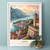 Kotor Montenegro Scenic Travel Poster - Majestic Fortress Art Print Decor Poster