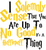 03.solemnly sense no good hufflepuff Funny Poster Design Canvas Motivation Print