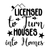 Licensed to Turn Houses into Homes-01 (4) Poster Canvas Movie Film Print A0 A1 A