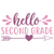 hello second grade-01 Poster Canvas Movie Film Print A0 A1 A2 A3 A4 A5 A6 Art Wa