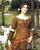 Jw_26_The Lady Clare_1900_J.W.Waterhouse_sqs Poster Canvas Movie Film Print A0 A