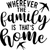 wherever-the-family Poster Canvas Movie Film Print A0 A1 A2 A3 A4 A5 A6 Art Wall