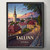Captivating Tallinn Estonia Travel Poster - Medieval Old Town Art Print Poster C