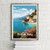 0_Kefalonia Painting vintage travel poster style Greece watercolour Illustration