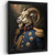Goat Soldier Wall Art Print Animal Vintage Goat Soldier Artwork Print Gift Decor