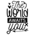 The world awaits you Poster Canvas Movie Film Print A0 A1 A2 A3 A4 A5 A6 Art Wal