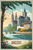 Majestic Angers France Travel Poster - Chateau & Cathedral Art Print Poster Canv