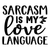 Sarcasm is My Love Language-01 (16) Poster Canvas Movie Film Print A0 A1 A2 A3 A