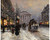 EDOUARD LEON CORTES Rue Royal- upscaled Poster Canvas Print Art Painting Decor