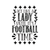 ACT LIKE A LADY UNTIL ITS FOOTBALL TIME-01 Fun Gift Poster Canvas Print A0 A1 A2
