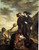 Delacroix- Hamlet and Horatio in the Graveyard-1839 Art Gallery Poster Canvas Pr