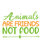 Animals Are Friends Not Food-01 (3) Poster Canvas Movie Film Print A0 A1 A2 A3 A