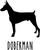 doberman (2) Funny Poster Canvas Print A0 A1 A2 A3 A4 A5 A6 Art Wall Decoration