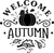 Welcome autumn - black Poster Canvas Movie Film Print A0 A1 A2 A3 A4 A5 A6 Art W