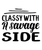 Classy with a Savage Side-01 (10) Poster Canvas Movie Film Print A0 A1 A2 A3 A4