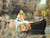 Jw_08_The Lady of Shalott_1888_J.W.Waterhouse_sqs Poster Canvas Movie Film Print