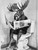 Moose on Toilet-BlackAndWhite-3by4 Poster Canvas Funny Annimals Pritnt A0 A1 A2