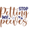 Stop petting my peeves-01 (21) Poster Canvas Movie Film Print A0 A1 A2 A3 A4 A5