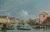 BELLOTTO, Bernardo - Venice - The Grand Canal facing Santa Croce Poster Canvas M