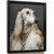 Saluki Aristocrat Lady Elegant Canine In Pearl Necklace Art Print Retro Dog Art