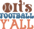Its football yall (2) Poster Canvas Movie Film Print A0 A1 A2 A3 A4 A5 A6 Art Wa