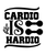 Cardio is Hardio-01 (2) Poster Canvas Movie Film Print A0 A1 A2 A3 A4 A5 A6 Art