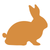 Bunny-rabbit-outline_17 Poster Canvas Movie Film Print A0 A1 A2 A3 A4 A5 A6 Art