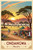 Vibrant Ondangwa, Namibia - African Scenic Landscape Travel Poster Poster Movie Vibrant Ondangwa, Namibia - African Scenic Landscape Travel Poster Poster Movie