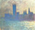 Monet- Houses of Parliamet, Effect of Sunlight Poster Canvas Movie Film Print A0
