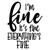 im fine its fine everythings fine Poster Canvas Movie Film Print A0 A1 A2 A3 A4