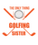 the only thing i love more golfing is being a sister4 Poster Canvas Movie Film