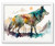 Wolf Silhouette Watercolour Wolf Art Print Animal Nature Home Decor Wolf Print P