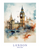 london big ben Poster Canvas Travel Holiday Trip Print Turism A0 A1 A2 A3 A4 A5