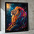 Colourful Majestic Lion Night Sky Wall Art Print Gift Home Wall Artwork Picture