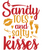 sandy toes and salty kisses-01 Poster Canvas Movie Film Print A0 A1 A2 A3 A4 A5