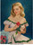 Frederick Sands Brunner - Seated Blonde with Roses Pinup Girl Poster Canvas Movi