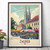 Captivating Zagreb Croatia - Iconic Landmarks Vintage Travel Poster Poster Canva