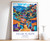 8_Tegucigalpa Print, Tegucigalpa Travel Poster, Honduras Travel Poster, Caribbea