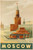 Moscow Retro Classic Travel Poster (105) Poster Canvas Travel Holiday Trip Print