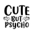 Cute but psycho-01 (16) Poster Canvas Movie Film Print A0 A1 A2 A3 A4 A5 A6 Art