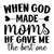 When God Made Moms He Gave Me To The Best One-01 Poster Canvas Movie Film Print