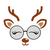 Girl-Reindeer-05 Poster Canvas Movie Film Print A0 A1 A2 A3 A4 A5 A6 Art Wall De