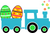 Easter train Poster Canvas Movie Film Print A0 A1 A2 A3 A4 A5 A6 Art Wall Decora