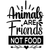 Animals Are Friends Not Food-01 (7) Poster Canvas Movie Film Print A0 A1 A2 A3 A