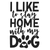 i like to stay home with my dog (2) Poster Canvas Movie Film Print A0 A1 A2 A3 A