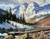 Paul Strisik Maroon Bells In Winter 1982 Poster Canvas Movie Film Print A0 A1 A2