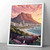 Captivating Cape Town South Africa Travel Poster - Table Mountain Vibrant Art Pr